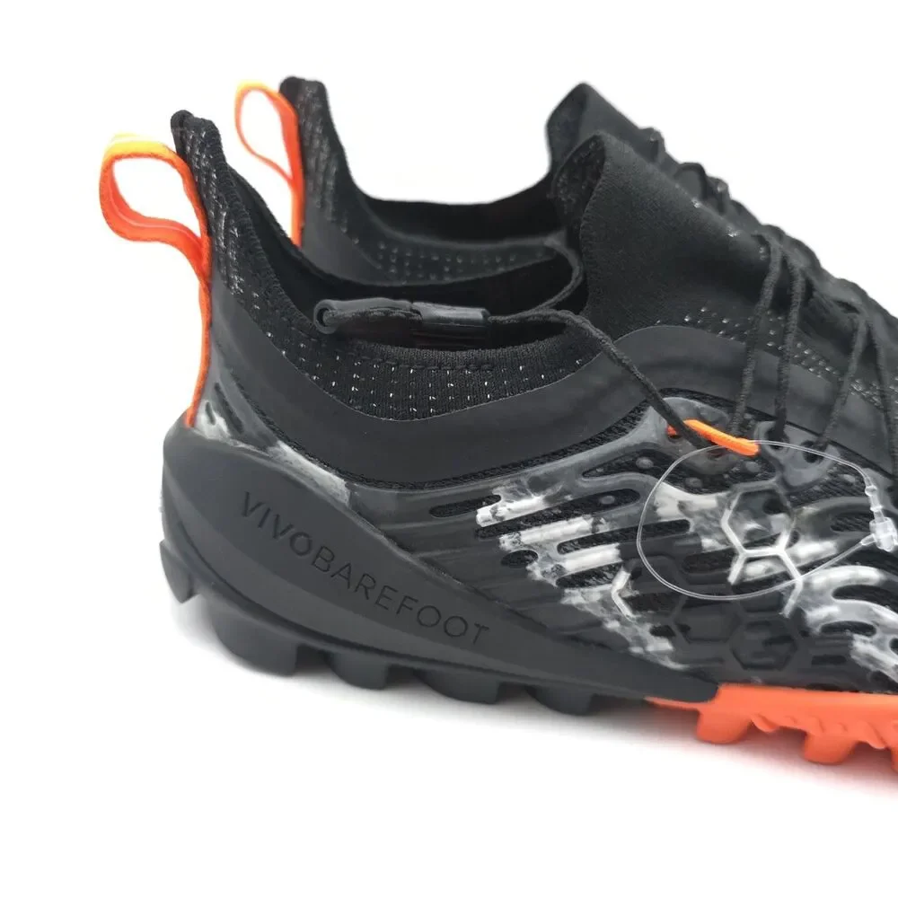 VIVOBAREFOOT Barefoot Trail Shoes Michelin Sole Black Orange Women EUR 40 209460